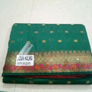Chanderi Cotton Saree New