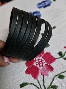 Black Leather Bracelet