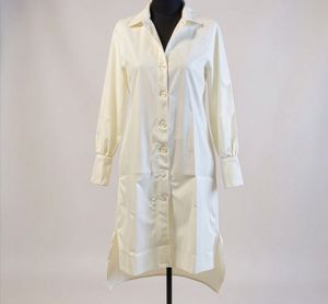 White Button Down Shirt Dress