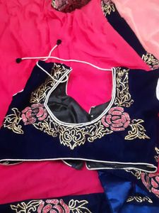 Elegant Embroidered Indian Saree