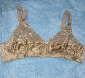 Golden Big Size Bra