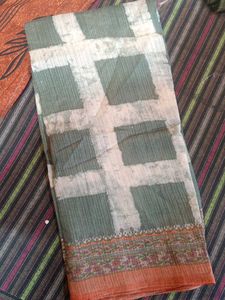 Burberry Elegant Green Saree
