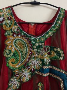 Beautiful Wedding Red Kurti