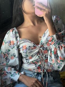 New Floral Print Top
