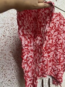 Red Kaftan Top