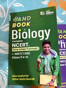 BIOLOGY HANDBOOK 11th N 12th Combined In One Book