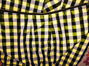 Plaid Sleeveless Jacket