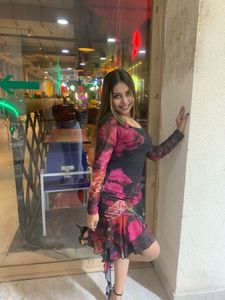 Floral Mesh Ruffle Dress