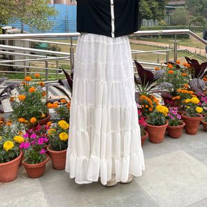 SALE 🛍️ ‼️Pinterest Trendy White Long Skirt