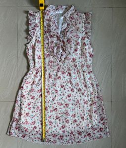 Floral Ruffle Mini Dress