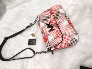 MK Patchwork Crossbody Bag