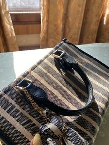 Striped Handbag