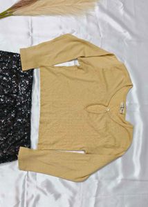 Sparkly Skirt &amp; Sweater Set