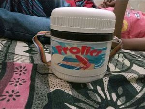 Double Box Steel With Lid Tiffin