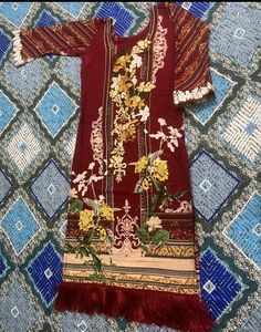 Floral Embroidered Kurta