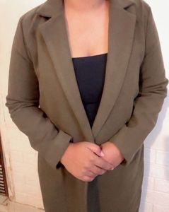 Olive Green Trench Coat (item 42)