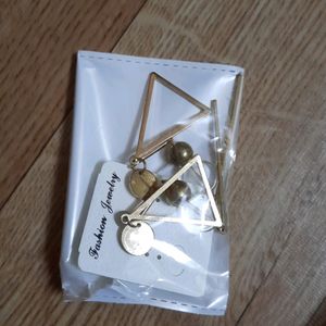 Geometric Dangle Earrings