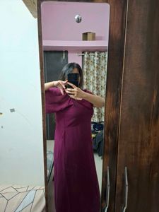 Burgundy Maxi Dress