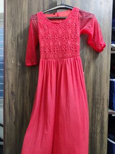 Excellent New Red Gown