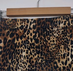 Animal Print Mini Skirt