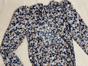 Back Tie Up Cute Floral Dress 🦋