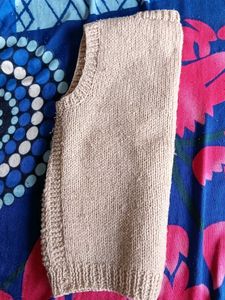Knitted Sleeveless Sweater Vest