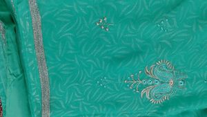 Saree With Silver Border