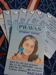 Paper Soap Pack Of 6