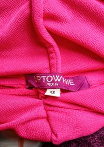 Hot Pink Off-Shoulder Top