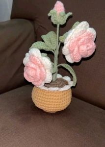 Rose Pot Crochet