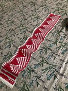 Red &amp; White Uttarakhand Aipan Paper