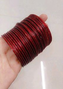 Red &amp; Gold Bangle Set