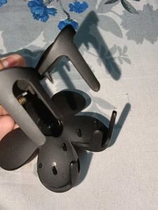 Black Flower Hair Clip