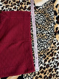 Maroon Woolen Leggings