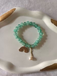 Green Beaded Bracelet