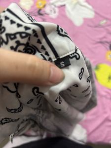 Oversized Shirt With Unique Pattern
