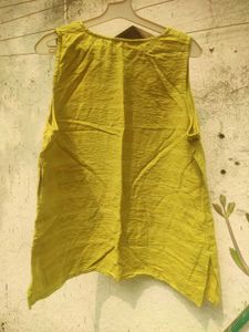 Lime green Sleeveless Top