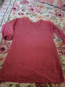 Pink Printed Kurti