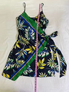 Zara Floral Print Wrap Dress Bust 34-36