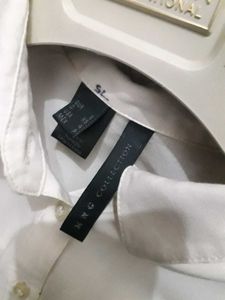 Cream Drawstring Shirt