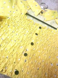 Yellow Crop Top