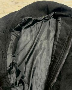 Black High Neck Puffer Jacket