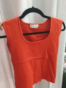 Orange Crop Top For Woman ( Also Used As Blouses)