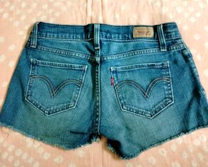 Combo Denim Shorts