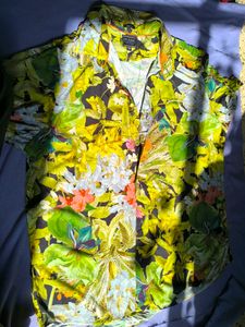 SEELING LEAF PATTERN SHIRT
