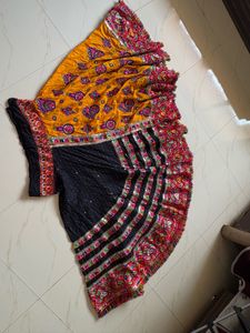 Embroidered Indian Skirt