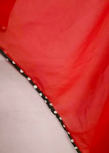 Georgette  Chilly Red Dupatta