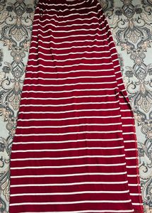 Striped Maxi Skirt