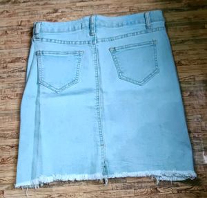 Light Wash Denim Skirt (Not Worn/Unused)