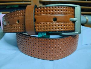 Genuine leather belt